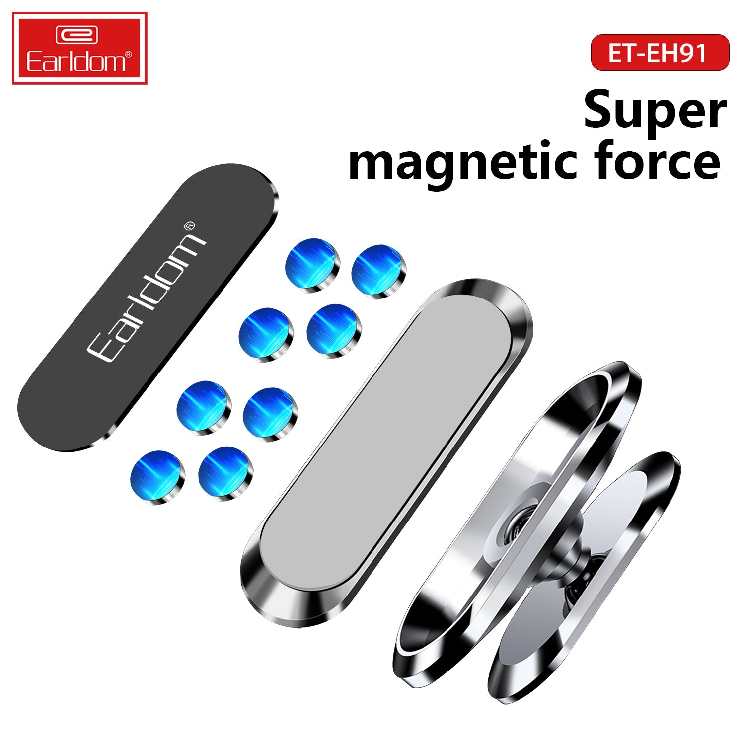 Earldom 360° Rotate Universal Magnetic Car Mount Dash Phone Holder Mobile Phone Earldom 360° Rotate Universal Magnetic Car Mount Dash Phone Holder Mobile Phone